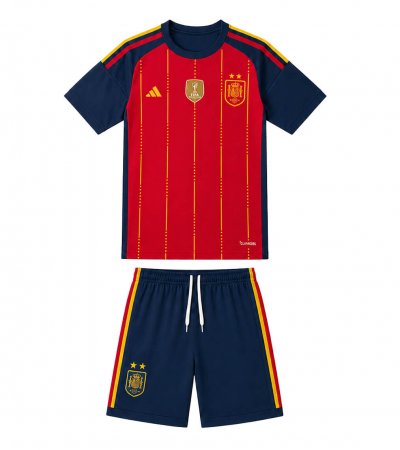 Espagne Domicile 2026 Junior Kit – 2 Étoiles