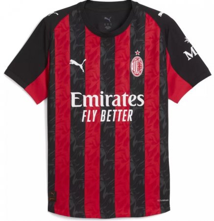 Maillot AC Milan Domicile 2025/26 - Authentic