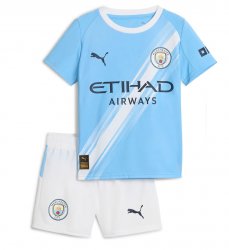 Manchester City Home 2025/26 Junior Kit Manchester City Home 2025/26 Junior Kit