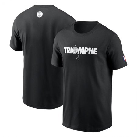 PSG TRIOMPHE T-Shirt 2025 - Black