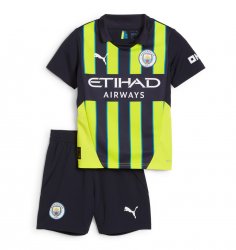 Manchester City 2a Equipación 2024/25 Kit Junior
