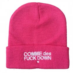Bonnet COMME DES F DOWN [Rose]