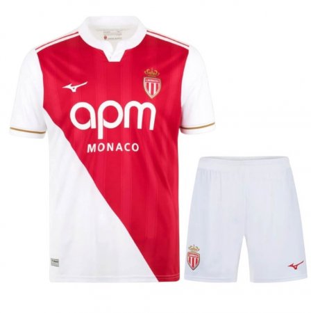 AS Monaco Domicile 2025/26 Junior Kit