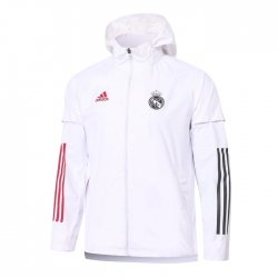 Veste zippé à capuche Imperméable Real Madrid 2020/21