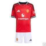 Manchester United Domicile 2025/26 Junior Kit