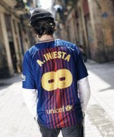 Shirt FC Barcelona Home 2017/18 - Infinit8Iniesta