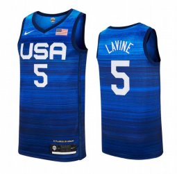 Zach LaVine, USA 2021 Olympics - Blue