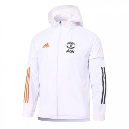 Manchester United Felpa Cappuccio Impermeabile 2020/21