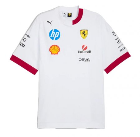 T-Shirt Équipe Scuderia Ferrari 2025