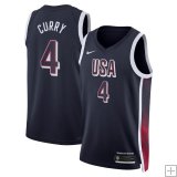 Stephen Curry, USA Olympics 2024 - Navy