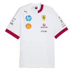 T-Shirt Équipe Scuderia Ferrari 2025