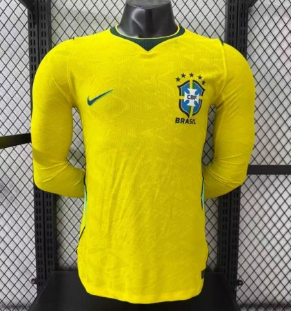 Maillot Brésil Domicile 2026 ML - Authentic