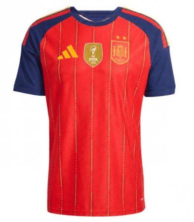 Maillot Espagne Domicile 2026 Authentic – 2 Étoiles